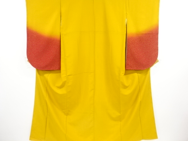 JAPANESE KIMONO / VINTAGE LONG SLEEVES KIMONO / SCATTERED NORI PATTERN